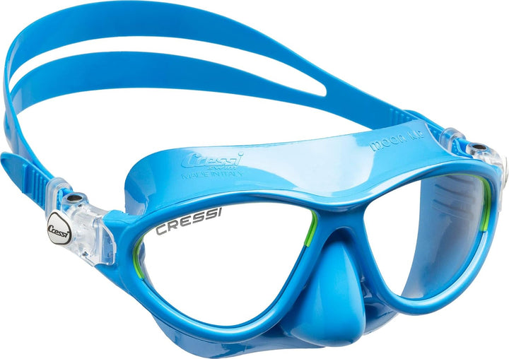 Cressi Schnorchelset Maske Kinder Moon Kid & Baloo Goggles - Schwimmbrille Für Kinder von 7/15 Jahre