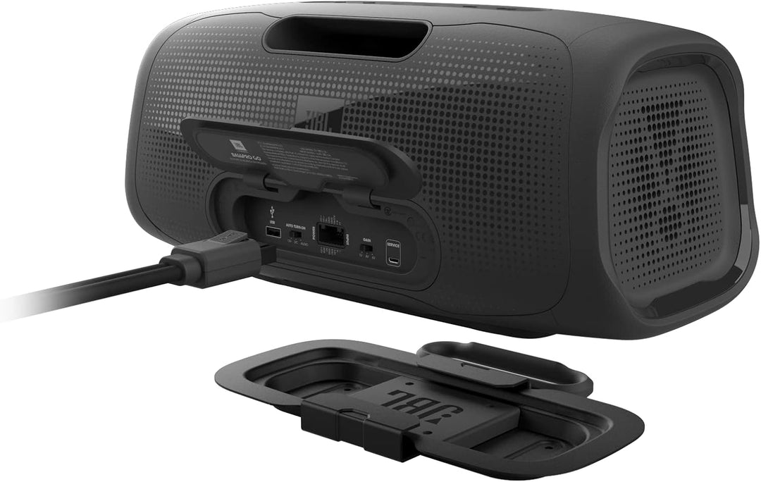 JBL BASSPRO Go Plus mit Heimladegerät - 2 in 1: Aktiv Subwoofer Auto und 200 Watt Bluetooth Lautspre