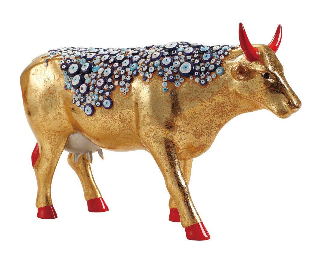 The Evil Eye Cow - aka Nazar Boncugu (Large)