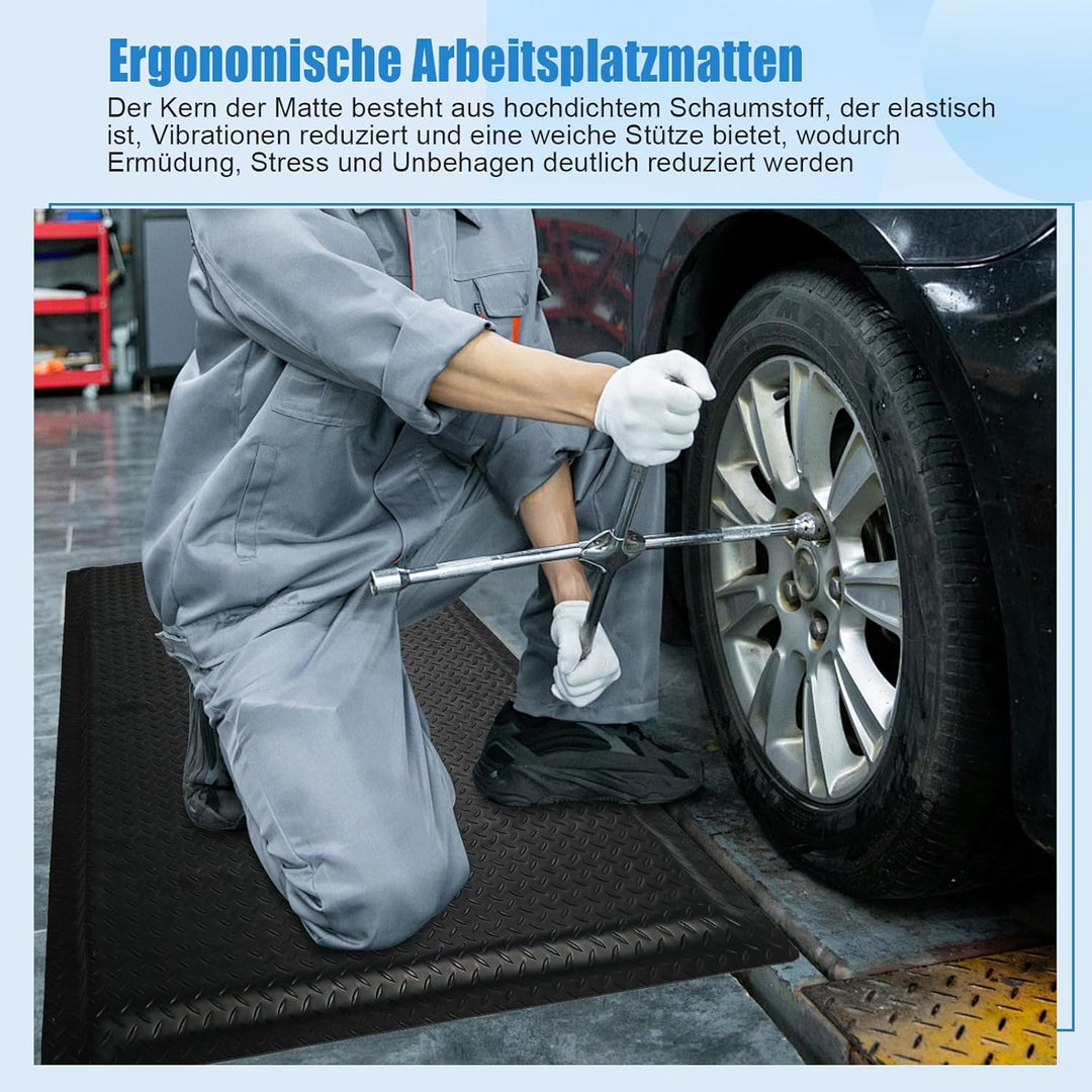 Anti Ermüdungsmatte für Steharbeitsplätze, Ergonomische Arbeitsplatzmatte Anti Fatigue Stehmatte, 92