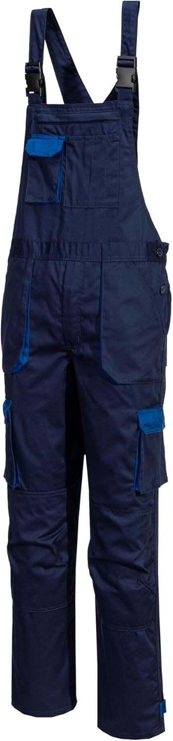Portwest TX12 Herren Texo Kontrast Latzhose Arbeitslatzhose Marine 3XL, Marine 3XL
