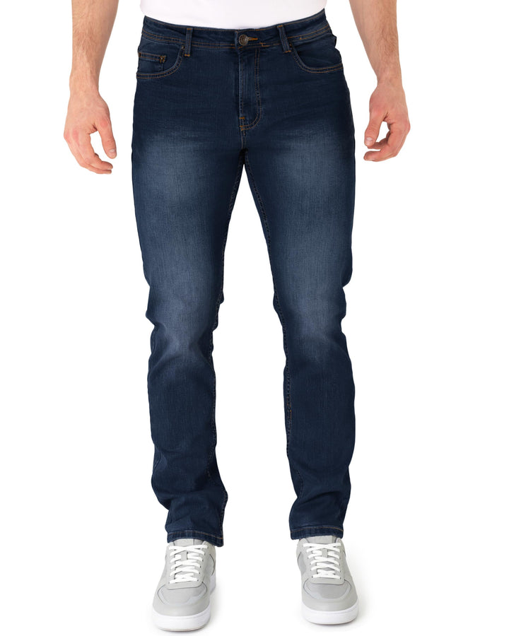 BARBONS Herren Jeans - Bügelleicht - Regular-Fit Stretch - Business Freizeit - Hochwertige Jeans-Hos