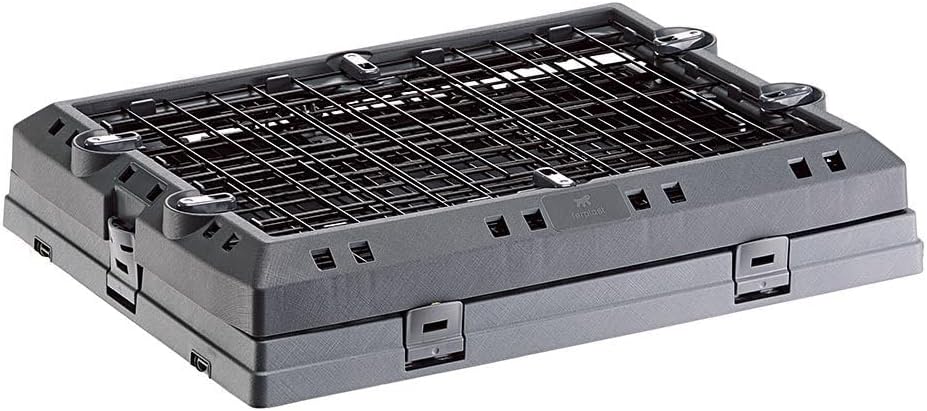 Ferplast Zusammenklappbarer Käfig für sehr grosse Hunde SUPERIOR 120 Metallzaun, mit Separator, Dopp