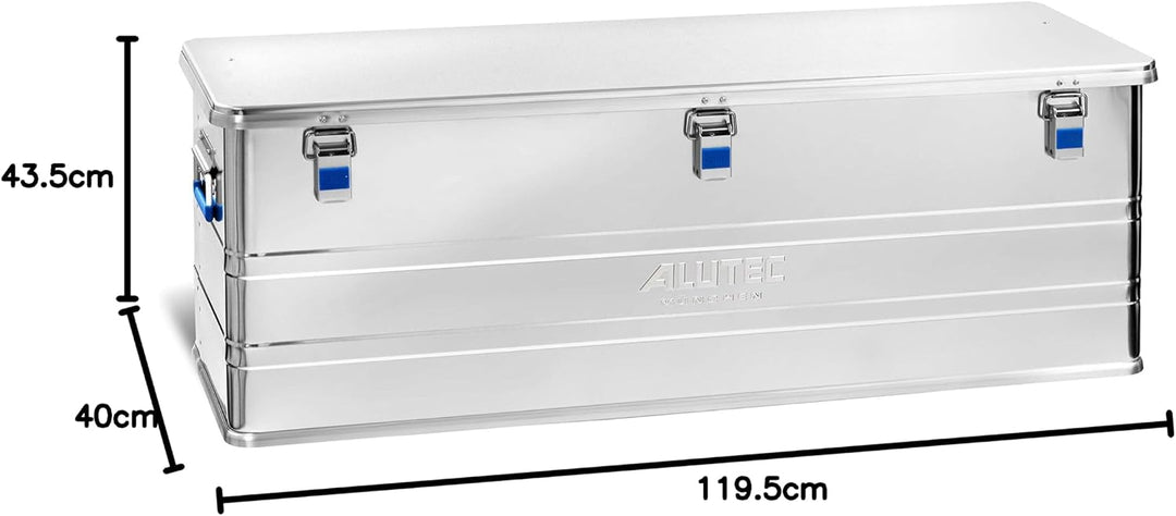 ALUTEC Aluminiumbox Comfort 153 (Inhalt 153 l, Innenmasse (LxBxH) 1150 X 350 X 381 mm, Staub-/spritz