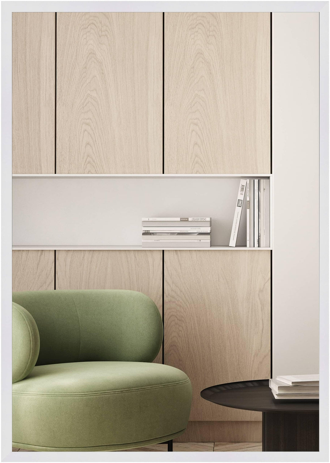 nielsen HOME Wandspiegel Oslo, Weiss, MDF, ca. 50x150 cm Weiss 50 x 150 cm, Weiss 50 x 150 cm