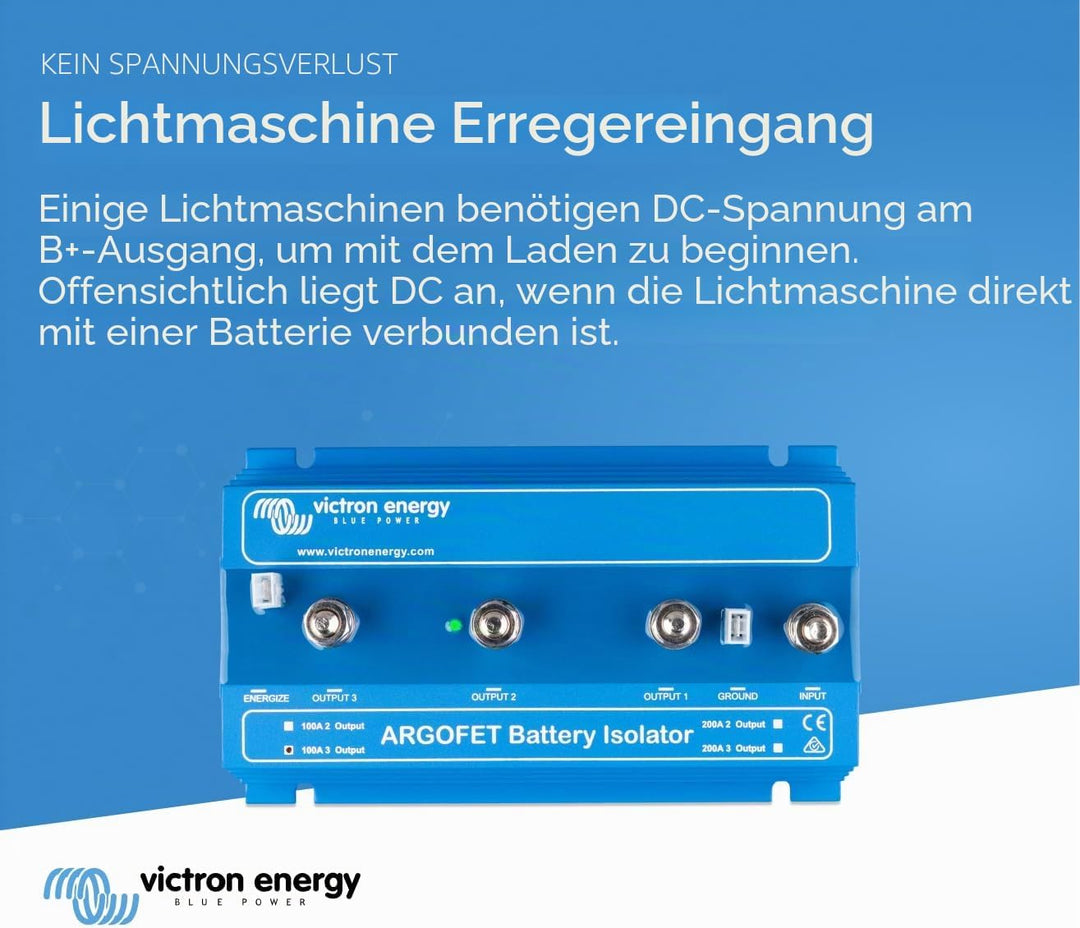 Victron Energy ArgoFET Batterietrenner 100-3AC (3 Batterien 100 Amp)