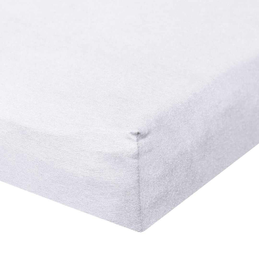 G Bettwarenshop Jersey Spannbetttuch Ultra-Stretch Weiss, 200-220 x 220-240 cm Weiss 200 - 220 x 220