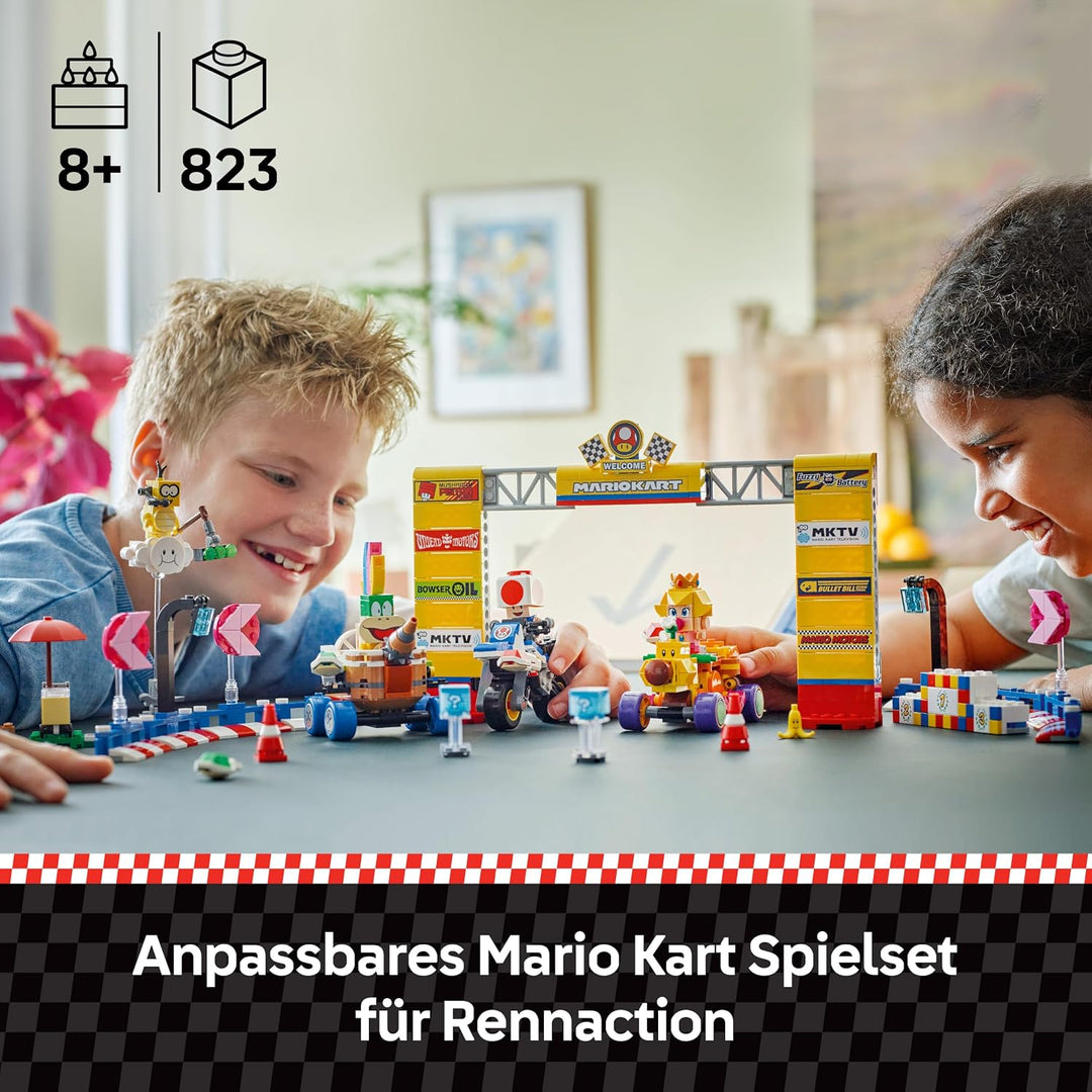 LEGO Super Mario: Mario Kart – Baby Peach & Grand Prix-Set, Nintendo Figuren – Toad, Lakitu, Baby Pe
