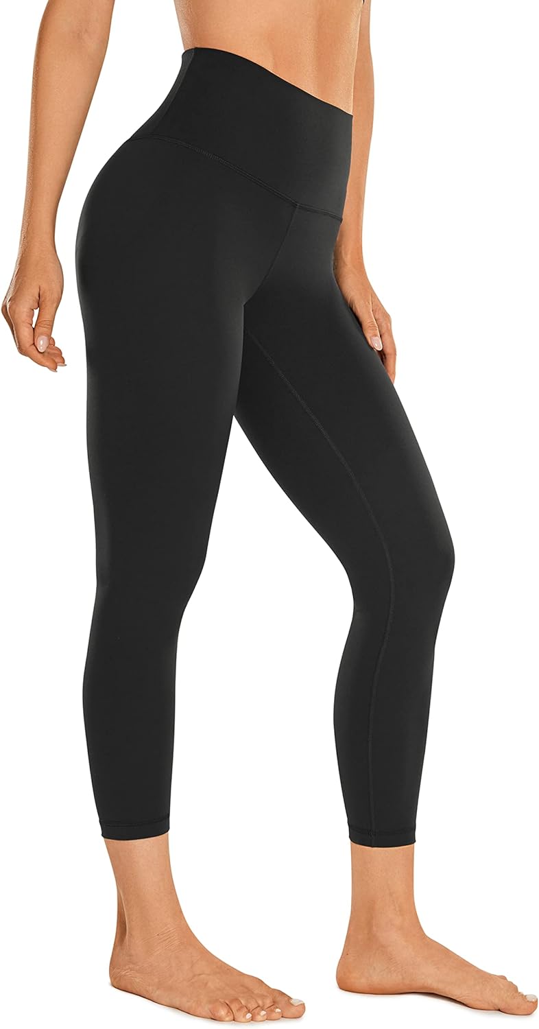 CRZ YOGA Butterluxe Damen High Waist 3/4 Leggings Capri Blickdicht Sport Yoga Fitness Sommer Sportho