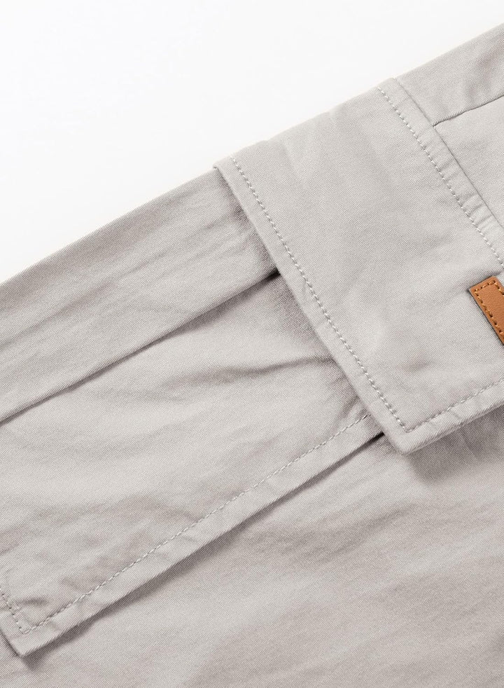 JMIERR Kurze Hosen Herren Baumwolle Cargo Shorts Herren Sommer Freizeithose mit Taschen S G Grau, S