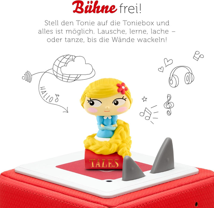 tonies Hörfigur für Toniebox, Lieblings-Märchen – Rapunzel und weitere Märchen, Hörspiel für Kinder