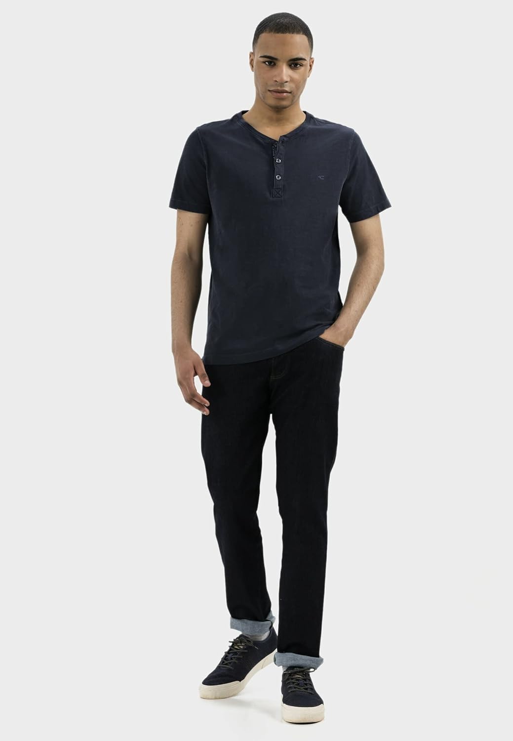 camel active Herren Slim Fit Madison Stretch Jeanshose Hose 29W / 32L Dunkelblau, 29W / 32L Dunkelbl