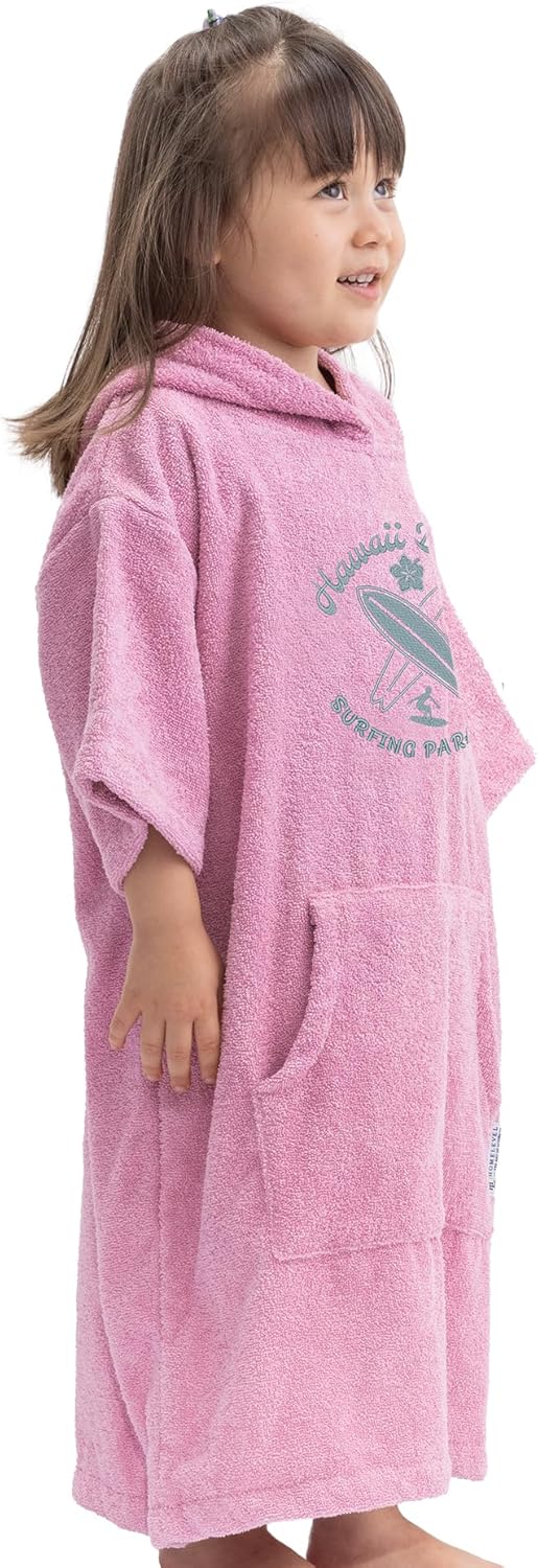 HOMELEVEL Badeponcho für Kinder und Teenager - Poncho Handtuch für Strand Schwimmbad - Surfponcho mi