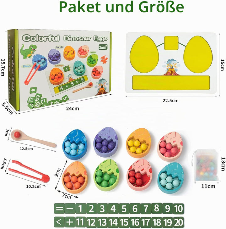 Montessori Spielzeug ab 3 Jahre | Ostern Geschenke Kinder | Kreatives Geschenk für Baby Mädchen Jung