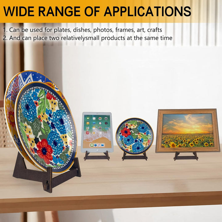 1 Packung 13 Zoll Holz Display Stand, Easel & Buchständer, Bilderrahmen Plattenhalter(13inch-1pcs),
