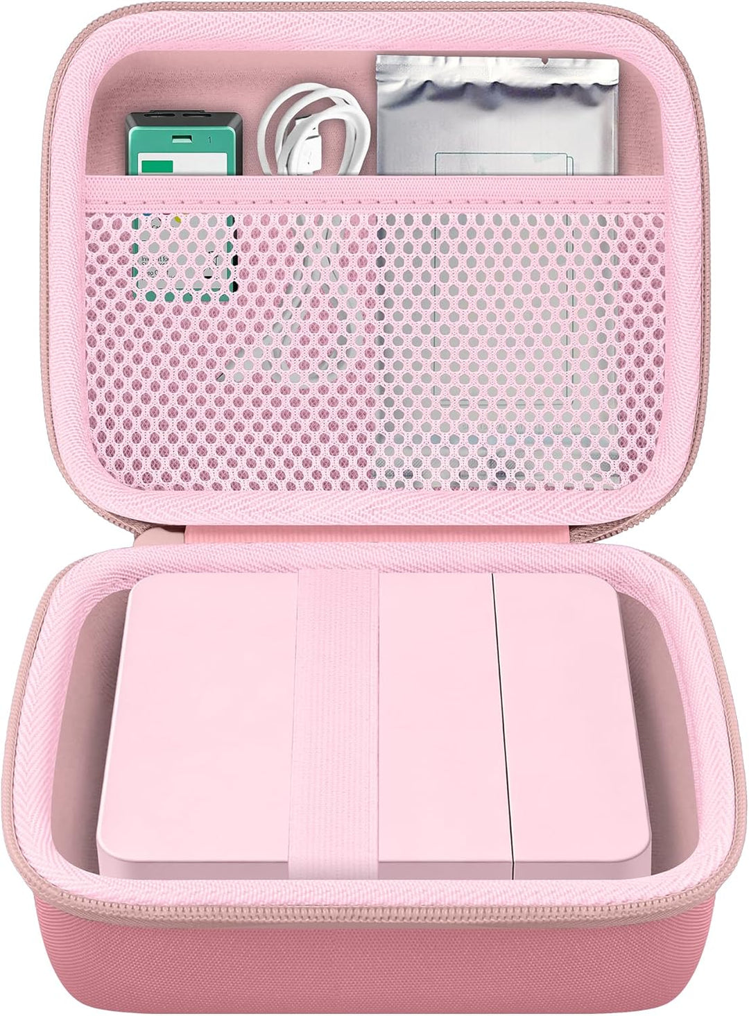 Khanka Hülle für Nelko Fotodrucker PP01 Farbe Tragbarer Mini Fotodrucker, Tragetasche mit Netzfach f