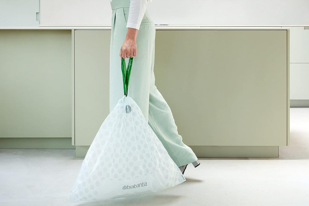 Brabantia Müllbeutel PerfectFit Multipack (Code A - 3L) Extra Starke Müllsäcke mit Zugband, 10 rolle