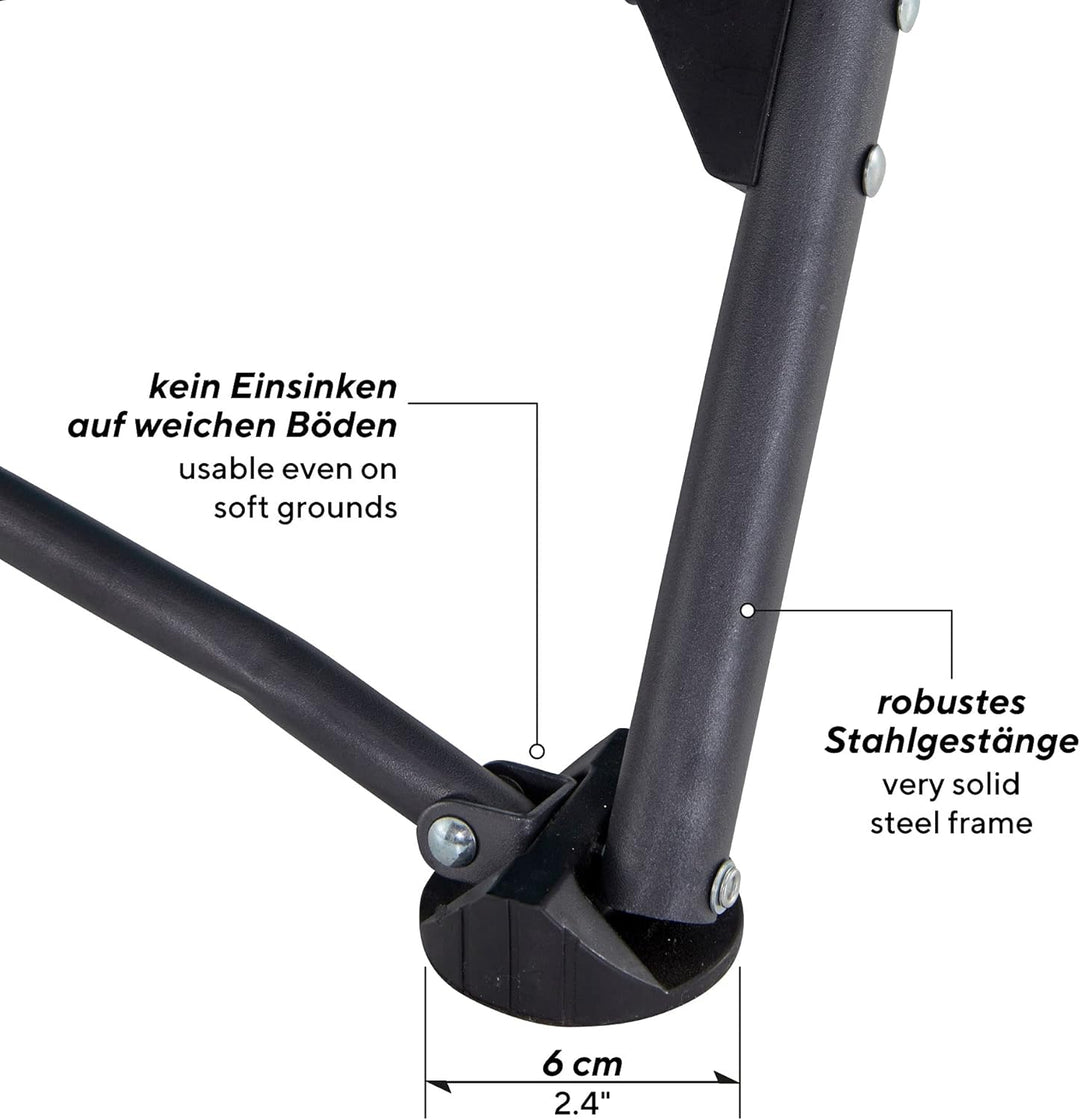 Uquip Campingbedarf, Stahl, Rip Stop Polyester 600 D, Blau, Standard