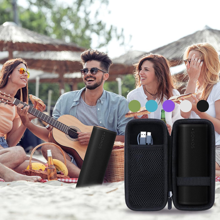 Hart Tasche Hülle Etui für Sonos Roam/Sonos Roam 2 Tragbarer wasserdichter Bluetooth-Lautsprecher (H