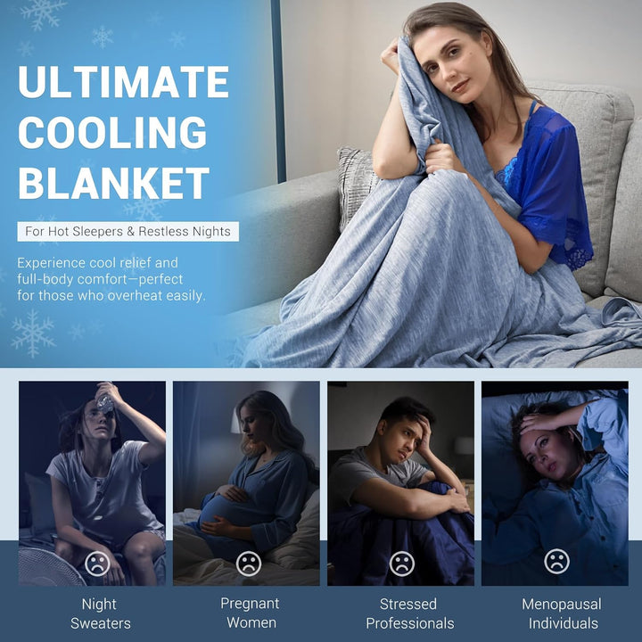 Elegear leichte Sommerdecke Kuscheldecke - zweiseitige Decke als Tagesdecke Sofadecke Couchdecke Rei