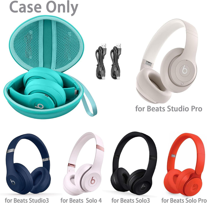 co2CREA Hart Reise Schutz Hülle Etui Tasche für Beats by Dr. DRE Studio Pro Studio3 Solo4 Solo3 Solo