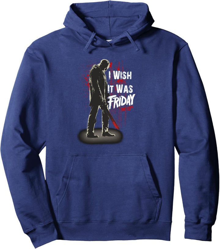 Friday the 13th Jason I Wish It Was Friday Pullover Hoodie