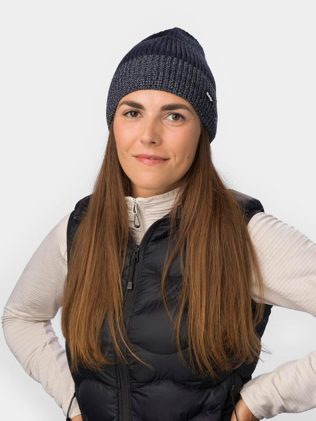 Eisbär Mütze Damen & Herren Caris - Merino Strickmütze Unisex mit Fleece schützt vor Kälte und Wind