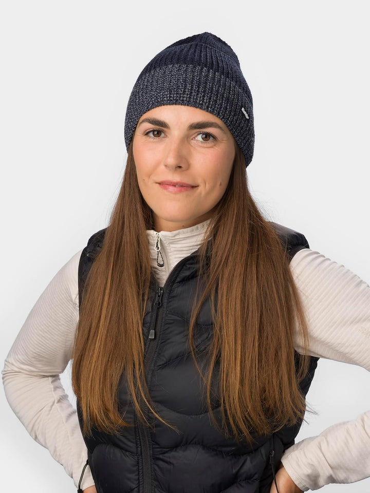 Eisbär Mütze Damen & Herren Caris - Merino Strickmütze Unisex mit Fleece schützt vor Kälte und Wind