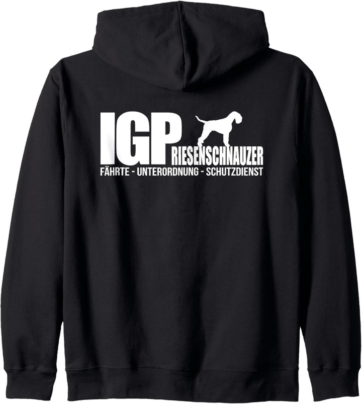IGP Riesenschnauzer Hundesport IPO Hunde Kapuzenjacke