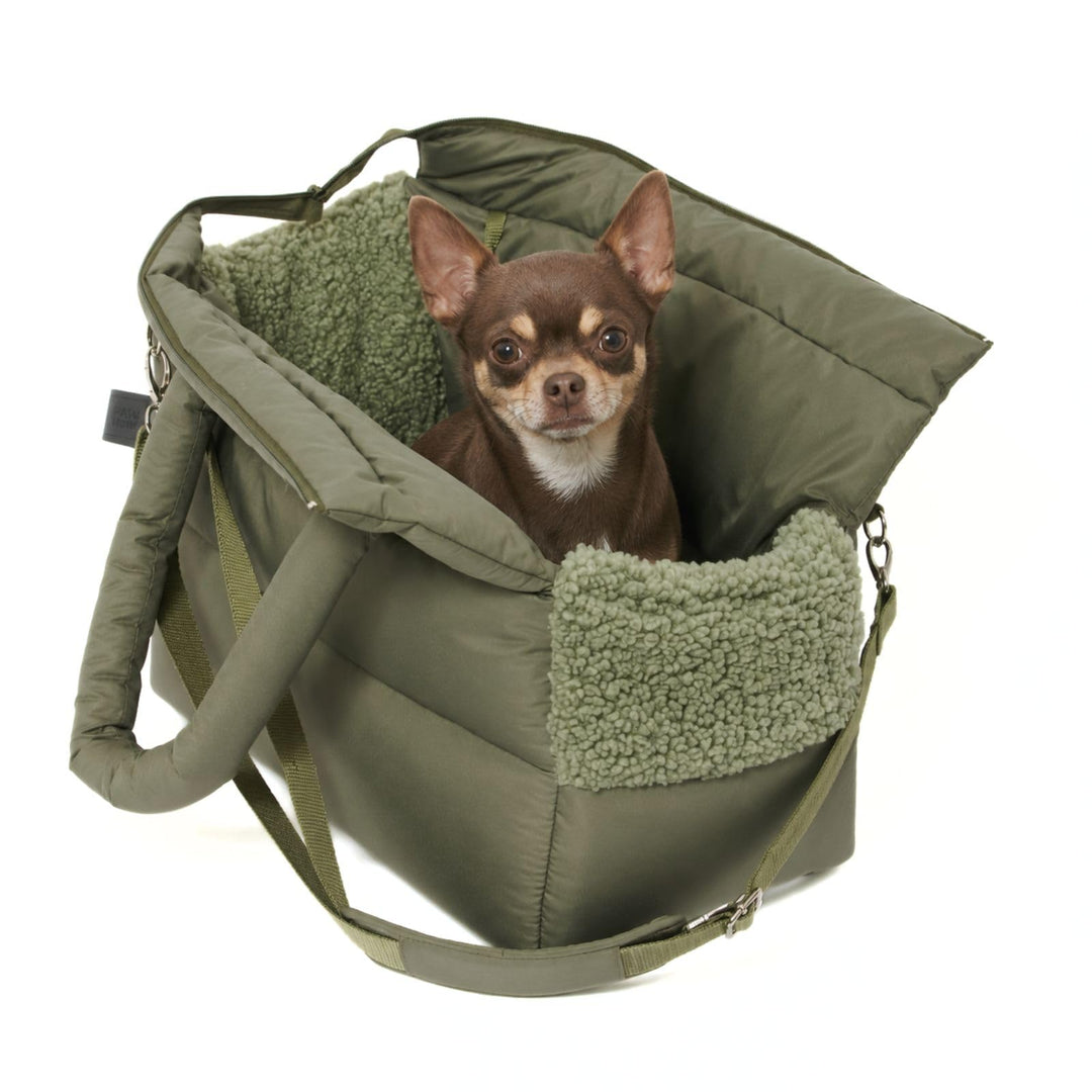 Hundetragetasche SARA | stilvolle Hundetragetasche für kleine Hunde | Wind- & wasserabweisend | Tedd