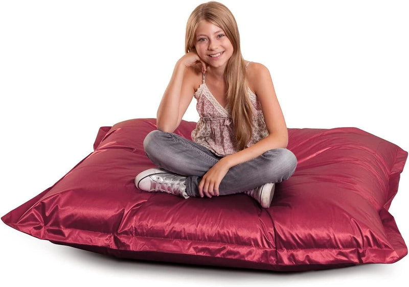 SMOOTHY Original Metallic Junior Indoor XL Sitzsack 250L Riesensitzsack Sitzkissen Sessel aus Baumwo