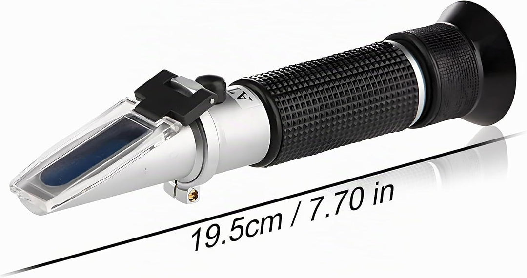 Meerwasser Salzgehalt Refraktometer,V·RESOURCING Handheld Messgerät Salinometer Refraktometer 0-10%