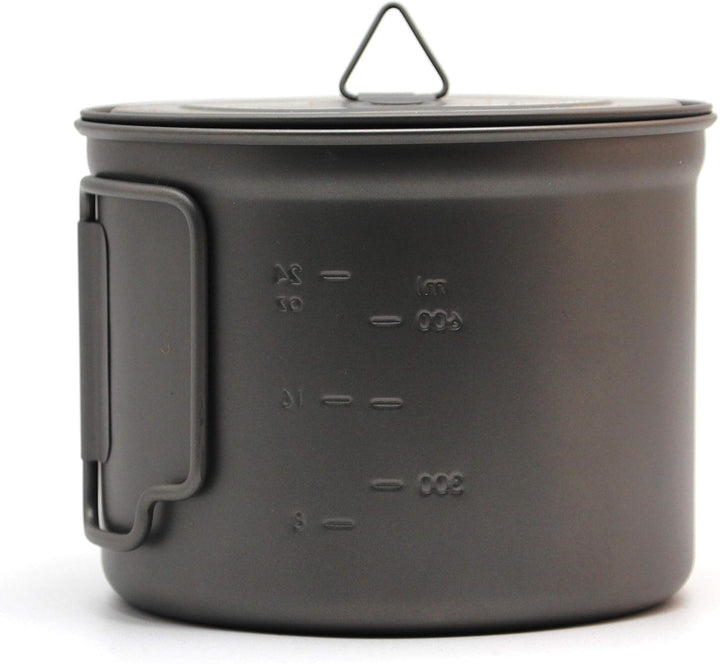 TOAKS Camping Titan Topf Becher Schale (375ml, 450ml, 550ml, 650ml, 700ml, 750ml, 900ml), Outdoor Pi