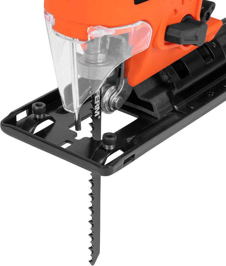 FERM JSM1040 Akku-Stichsäge 20V – Kabellose Pendelhub-Stichsäge mit 4 Stufen, variabler Hubzahl, Sta
