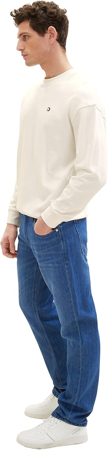 TOM TAILOR Herren Marvin Straight Jeans 29W / 30L 10119 - Used Mid Stone Blue Denim, 29W / 30L 10119