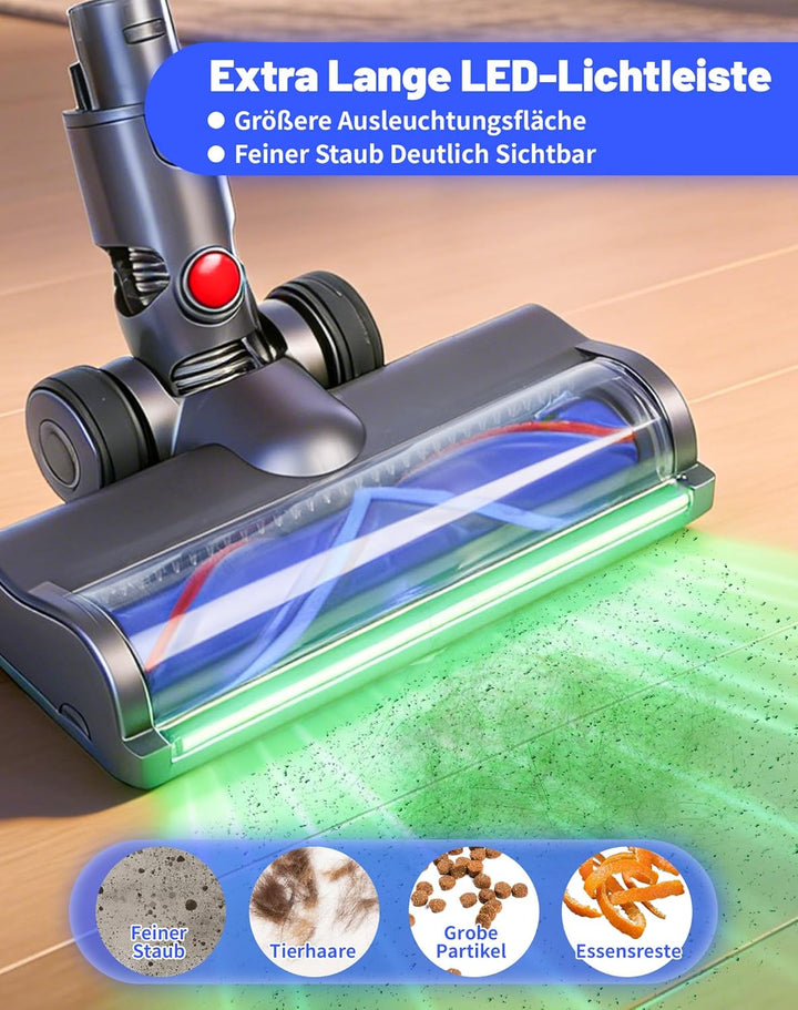 Ersatzbürste für Dyson V6, DC62, DC58, DC59, DC61, DC74, V6 Animal, V6 Fluffy V-Form Ersatzbürste mi