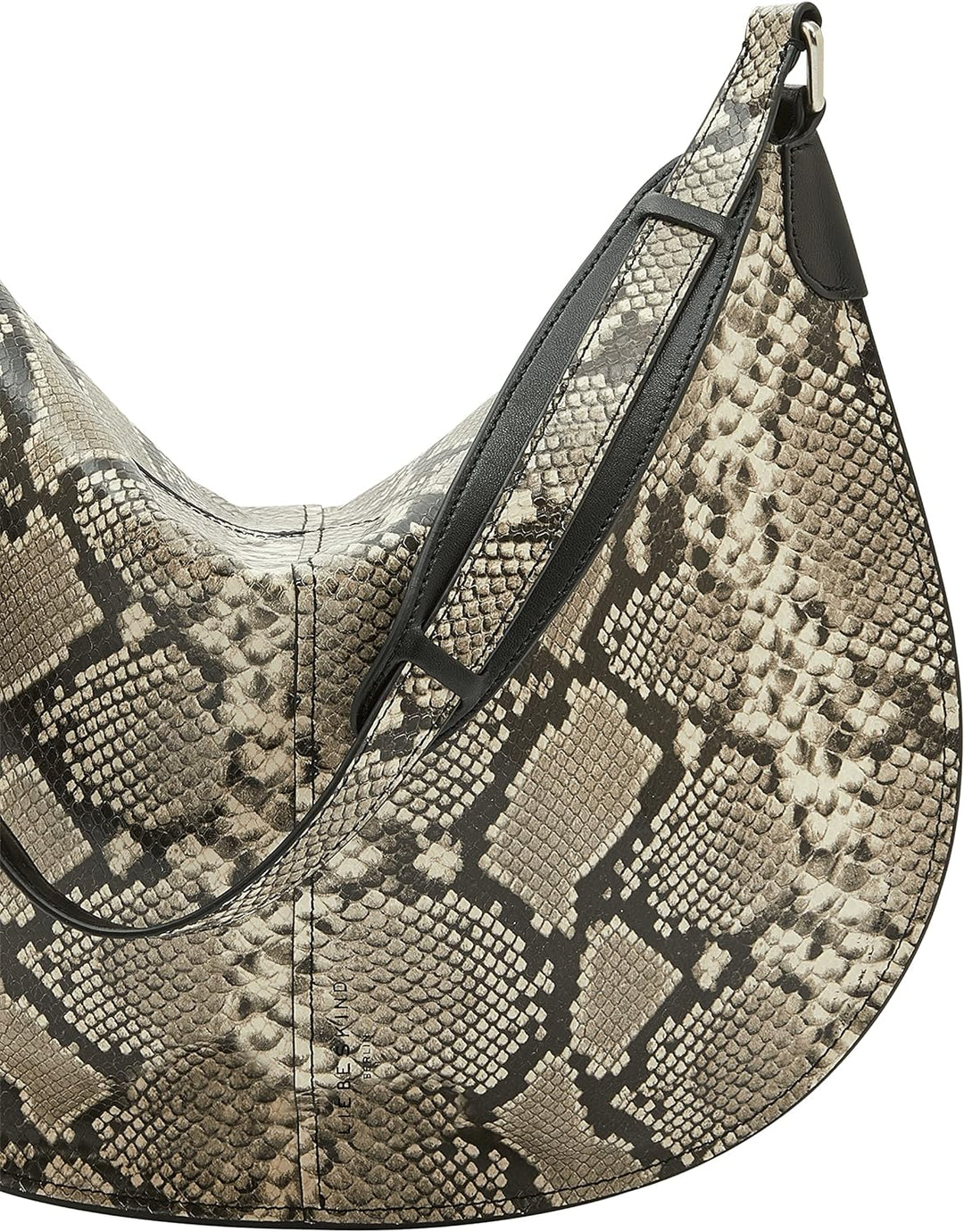 Liebeskind Berlin NAOMI MONTREAL SNAKE HOBO Schultertasche, Medium (HxBxT 34.5cm x 43cm x 0.5cm)