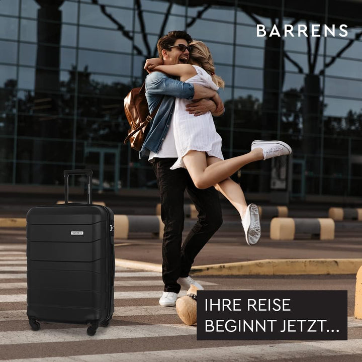 BARRENS Mittel Koffer | Aufgabegepäck | 66x46x26 cm | 60 L | Hochschlagfestes ABS-Material | Chiffri