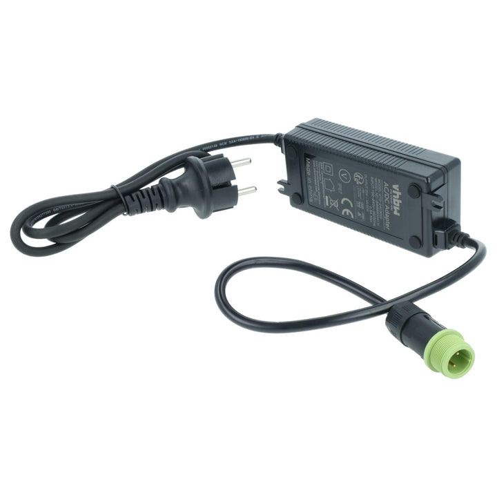 vhbw Ladegerät kompatibel mit Worx Landroid WR143E, WR147E, WR153E, WR147E.1, WR155E, S700i Akku-Ras