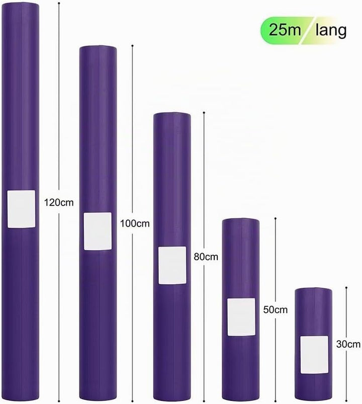Tischdeckenrolle, 1.18 × 45M, Lila, Einweg Vlies Stoffähnlich Tischdecke Rolle, Meterware Tischtuchr
