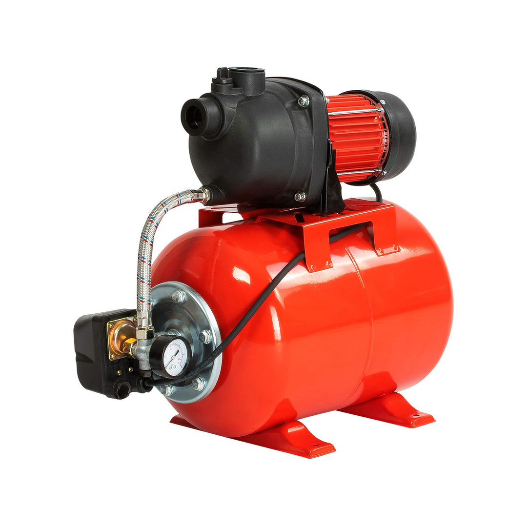 Grafner Hauswasserwerk 1200 Watt (max. 5 bar, 25 Liter Kessel, Fördermenge 3800 Liter/Stunde, Start/