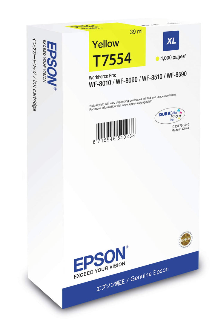 EPSON 235H250 WF-8xxx Series Ink Cartridge XL Yellow