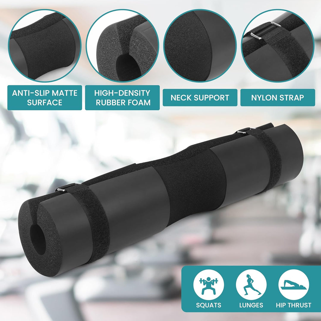 Belle Vous Langhantel Schaumstoff Polster - Schaumstoffpolster für Nacken- und Schulterunterstützung