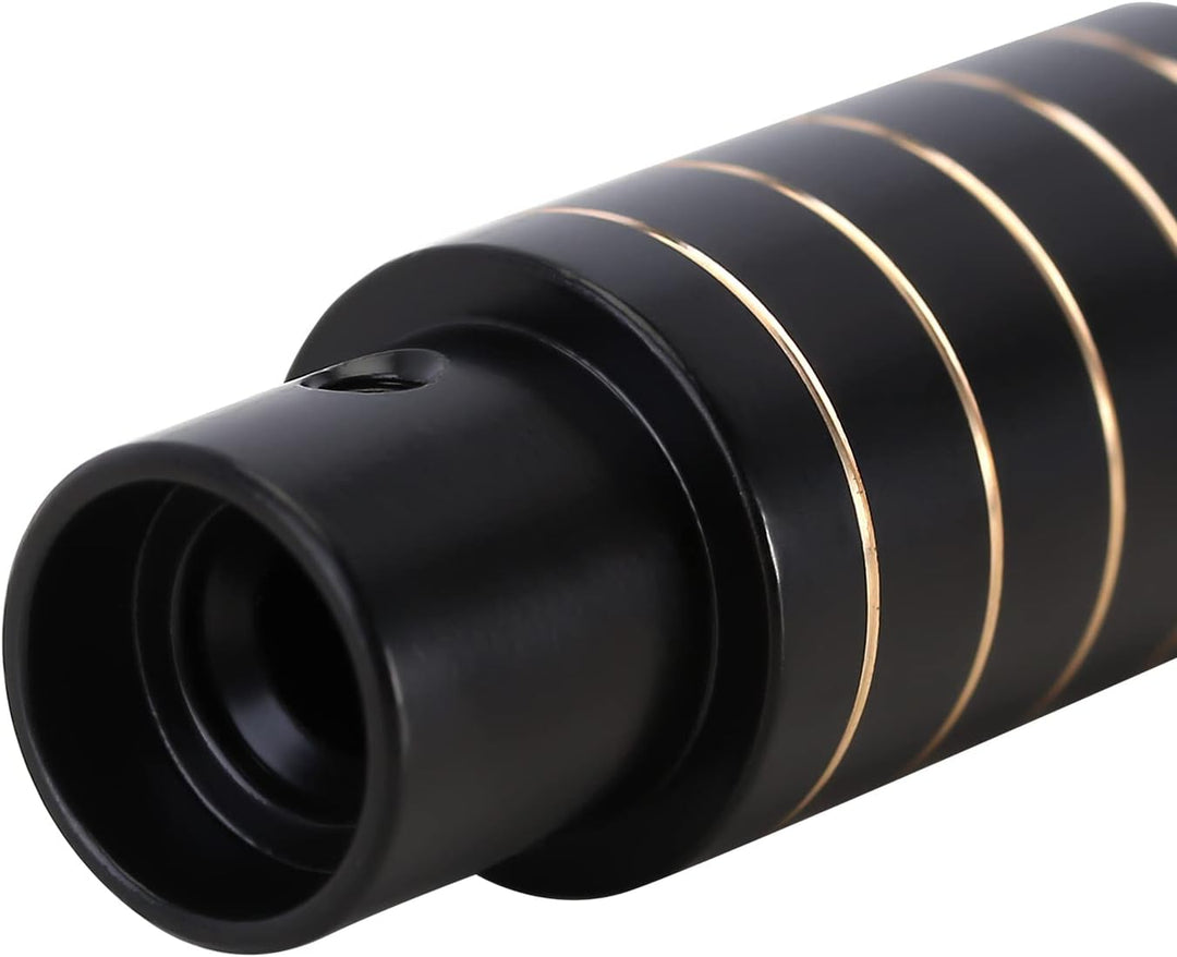 INJORA Hinter Achsrohr Schwarz Beschichtetes Messing Achsrohr für Axial SCX10 PRO Upgrade 1/10 RC Cr