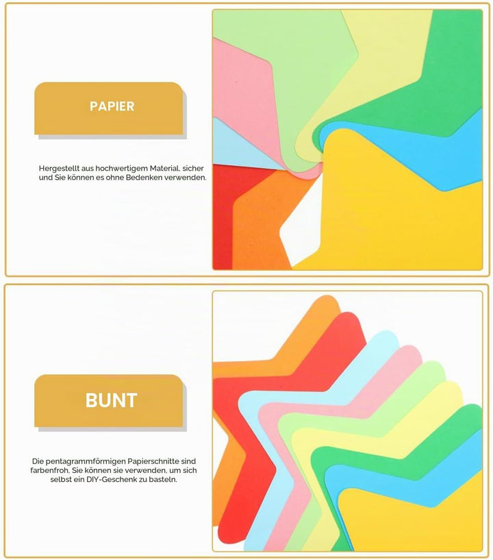 Bunte Papierausschnitt Sterne 90 Stück 15x15cm Papierdeko Für Diy Bastelprojekte Kinderzimmer Pinnwa