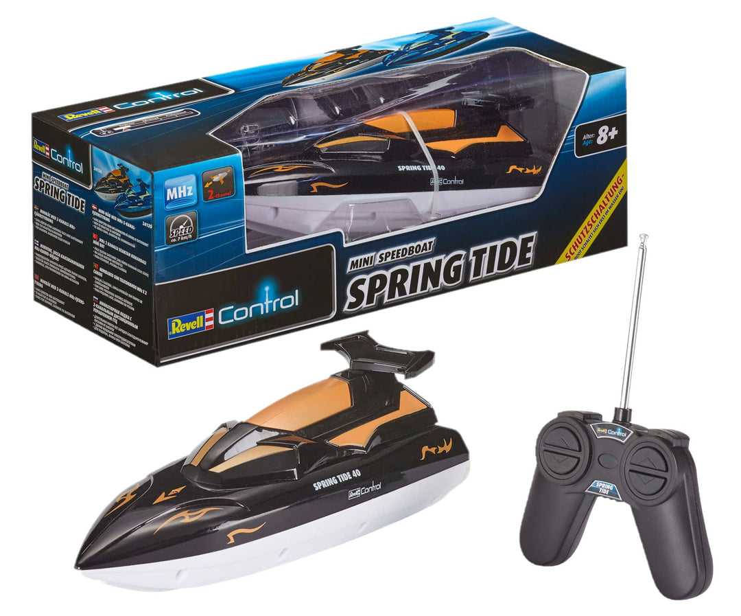 Revell Control RC Boot - ferngesteuert mit 40 MHz Fernsteuerung, kentersicher mit stabilem Rumpf, du