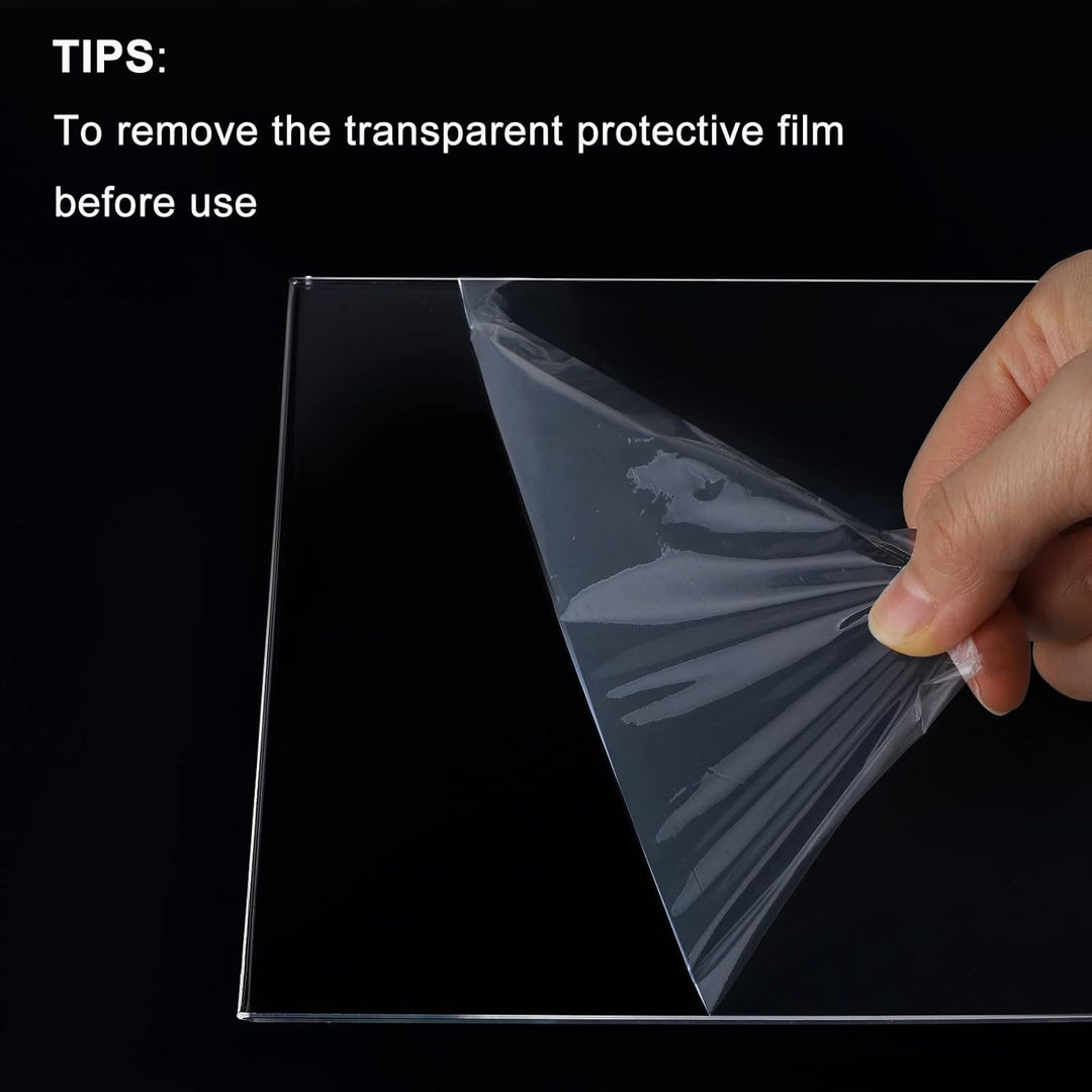 lalago 6 stück Tischaufsteller A5, Acryl Menükartenhalter Postkartenständer, Speisekarte Aufsteller