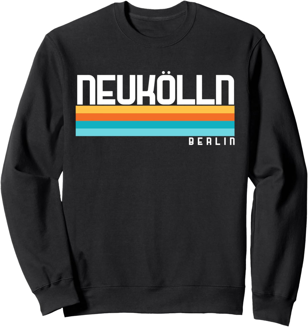 Achtziger Neukölln Berlin Vintage Retro Style Design Sweatshirt