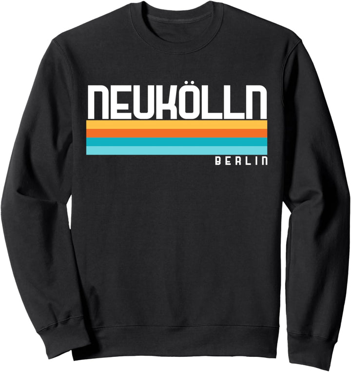 Achtziger Neukölln Berlin Vintage Retro Style Design Sweatshirt