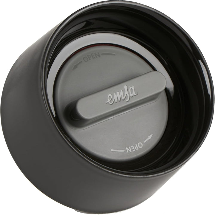 Emsa N21608 Travel Mug Compact Thermo-/Isolierbecher aus Edelstahl | 0,3 Liter | 3h heiss | 6h kalt